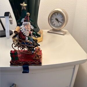 Adorable stocking hanger! Heavy metal